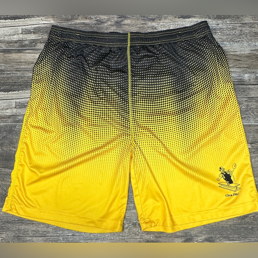 Pittsburgh Steelers Shorts-  NFL Mesh Shorts - 2XL - Yellow Black - GUC